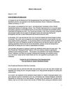 Residential School Press Release