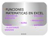 Funciones Matematicas