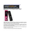 Samsung YP-U6 Simple Audio Player