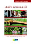 Mémento du tourisme des Alpes de Haute-Provence - Année 2009 