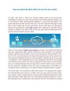 How to select the best VoIP service for your needs