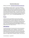 Which Top Internet Business Opportunity Is Best For YOU!