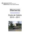 Mémento Ecole de Valérie 2010-2011