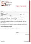 fiche adhésion