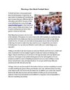Planning a One Week Football Game