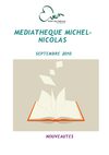 BULLETIN DES NOUVEAUTES GROS CARACTERES, pour septembre 2010