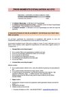 EVALUATION au CFO