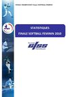 Résultats et Statistiques de la Finale du Championnat de France de Softball Féminin