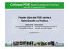 Premier bilan des PDIE menés à Saint-Quentin-en-Yvelines