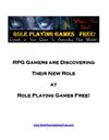 RPG Gamers are Discovering their New Role at Role Playing Games Free!
