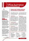 L'Officiel du Badminton n°1