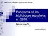 Panorama de los bibliobuses españoles, 2010. Breve reseña