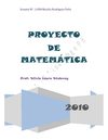 Proyecto de Matemática 2° Ciclo - Esc. N°: 1-054