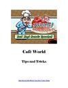 Cafe World Tips and Tricks