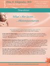 October Newsletter - Photorejuvenation Using Intense Pulsed Light