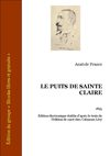France Anatole, Le Puits de Sainte Claire