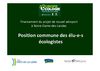 Position commune des elu-e-s ecologistes sur l'aéroport de Notre-Dame-des-Landes