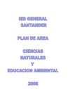 PLAN DE ESTUDIOS CIENCIAS NATURALES