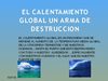 calentamiento global