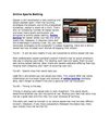 Facts for Sports Betting Online