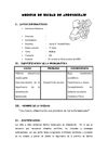 Modelo de Unidad de Aprendizaje y Sesión de Aprendizaje