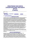 Creatividad, una nueva concepción para una nueva época