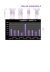 Lista de los empleados de "Camino Tur"