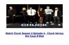 Watch Chuck S04E04 - Chuck Versus the Coup D'Etat