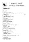 Nouveautés livres, Section adultes, Les silos, médiathèque de Chaumont, septembre 2010
