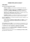 Comment apprendre une leçon