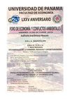Afiche del Foro de Economía y conflictos Socio-Ambientales