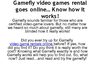 Gamefly Video Games Rental Goes Online