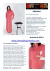 Robe de chambre en laine des Pyrénées pour Femme modèle ESQUIOU