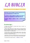 Investigación: "La Biblia" Tema 2 Religión 5º