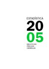 Bibliotecas Públicas Españolas. Anuario estadístico 2005