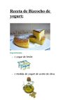 Receta de bizcocho de yogurt