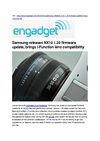Samsung releases NX10