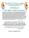 November Newsletter - 10 Year Anniversary Celebration