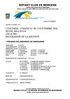 COMITE 5 DU 2 NOVEMBRE 2010