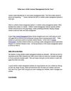 What can a Web Content Management Do for You?