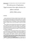 Haut-Dauphiné : approvisionnement d'une région destinée à la défense nationale (XVII - XVIII) - partie 1