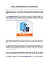 Water Purification Processes Made Simple