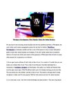 Wordpress Development: Most Popular Choice for Online Business