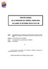 Compte-rendu du conseil municipal du 25 octobre 2010