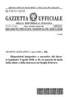 Decreto Legislativo n. 106 del 03/08/2009 - Correttivo del TU 81/2008