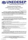 2010.11.10 - Communiqué de Presse : L'UNEDESEP fête ses 50 ans et renouvelle son bureau