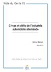 Crises et défis de l'industrie automobile allemande