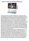 Panasonic TH-42PX500U 42-Inch Flat Panel HD-Ready Plasma TV