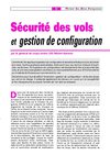 Sécurité des vols et gestion de configuration (PLAF 6, juin 2005)