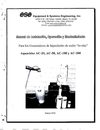 Manual de instalación y operación de equipo de producción de hipoclorito de sodio (Aquachlor)